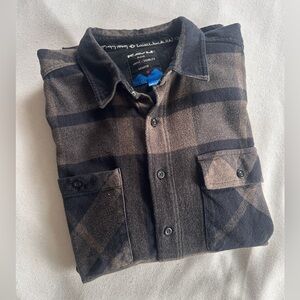 KAVU Baxter Plaid Flannel Shirt / Shacket | Men’s XL
